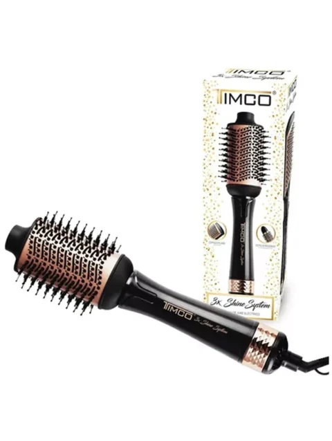 TIMCO 3X SHINE SYSTEM CEPILLO REDONDO DE AIRE 3 EN 1 AJ-819 900W