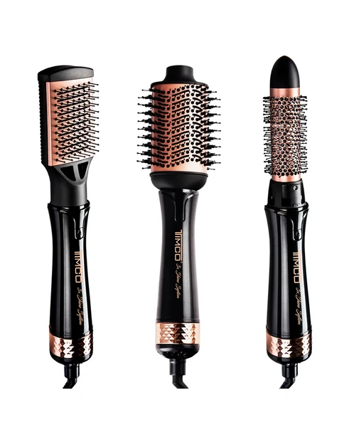 TIMCO 3X SHINE SYSTEM CEPILLO REDONDO DE AIRE 3 EN 1 AJ-819 900W COBRE - Image 2