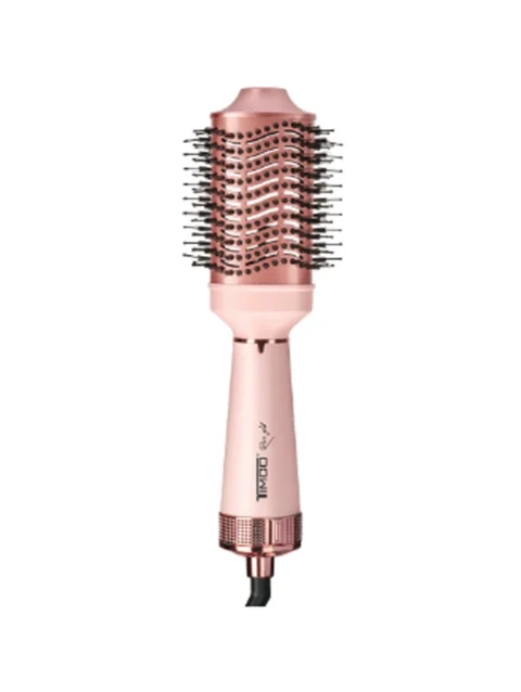 TIMCO CEPILLO SECADORA BARRIL DE CERAMICA Y KERATINA AJHB2007 ROSE GOLD