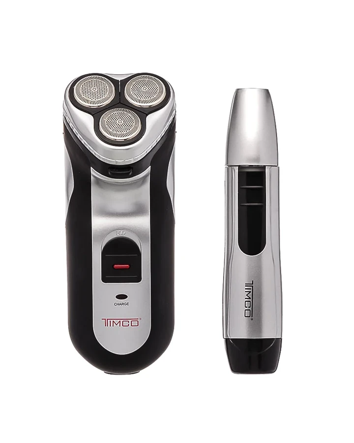 TIMCO COMBO RASURADORA 3 CABEZAS CON CORTADOR VELLO NASAL BSK-9000