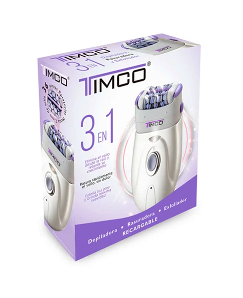 TIMCO DEPILADORA DW-3619M 3 EN 1 PURPURA - Image 2