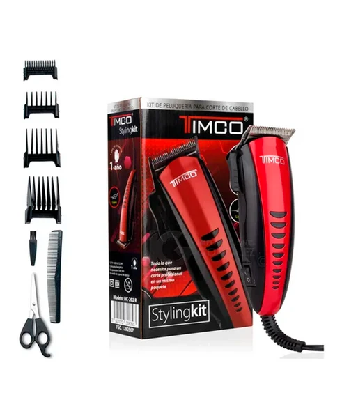 TIMCO KIT PELUQUERIA COLOR ROJO EN CAJA HC-202-R - Image 2