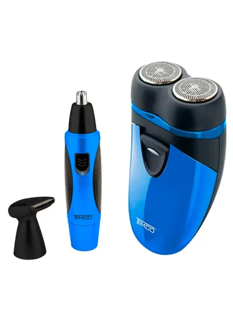 TIMCO RASURADORA Y TRIMMER CORTADOR DE NARIZ AZUL BSK-10000 A