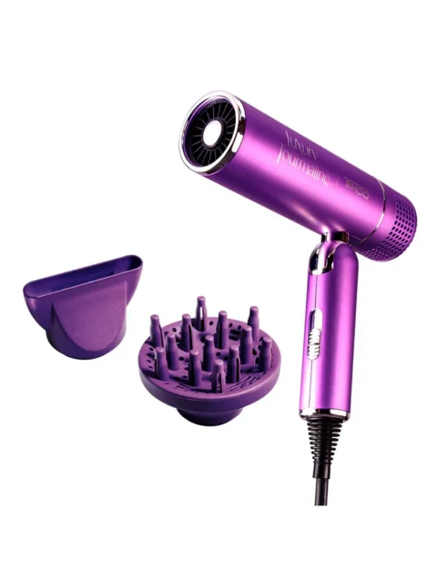 TIMCO SET SECADORA LUXURY PLEGABLE + PLANCHA PURPLE PK-M/ PKMSM3600