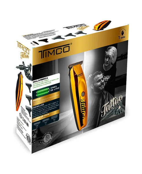 TIMCO TERMINADORA DELINEADORA PROFESIONAL INALAMBRICA DORADA HC188D - Image 2