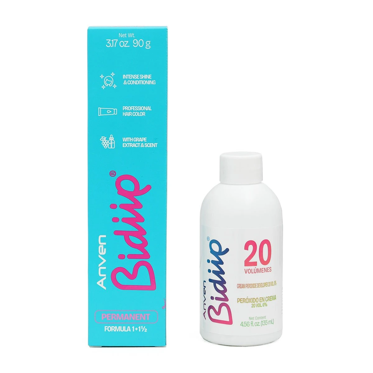 Tinte para Cabello Bidiip Anven 90 g