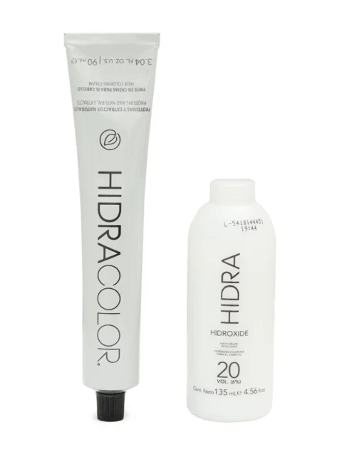 Tinte para Cabello Hidracolor 90 ml + Peróxido 135 ml