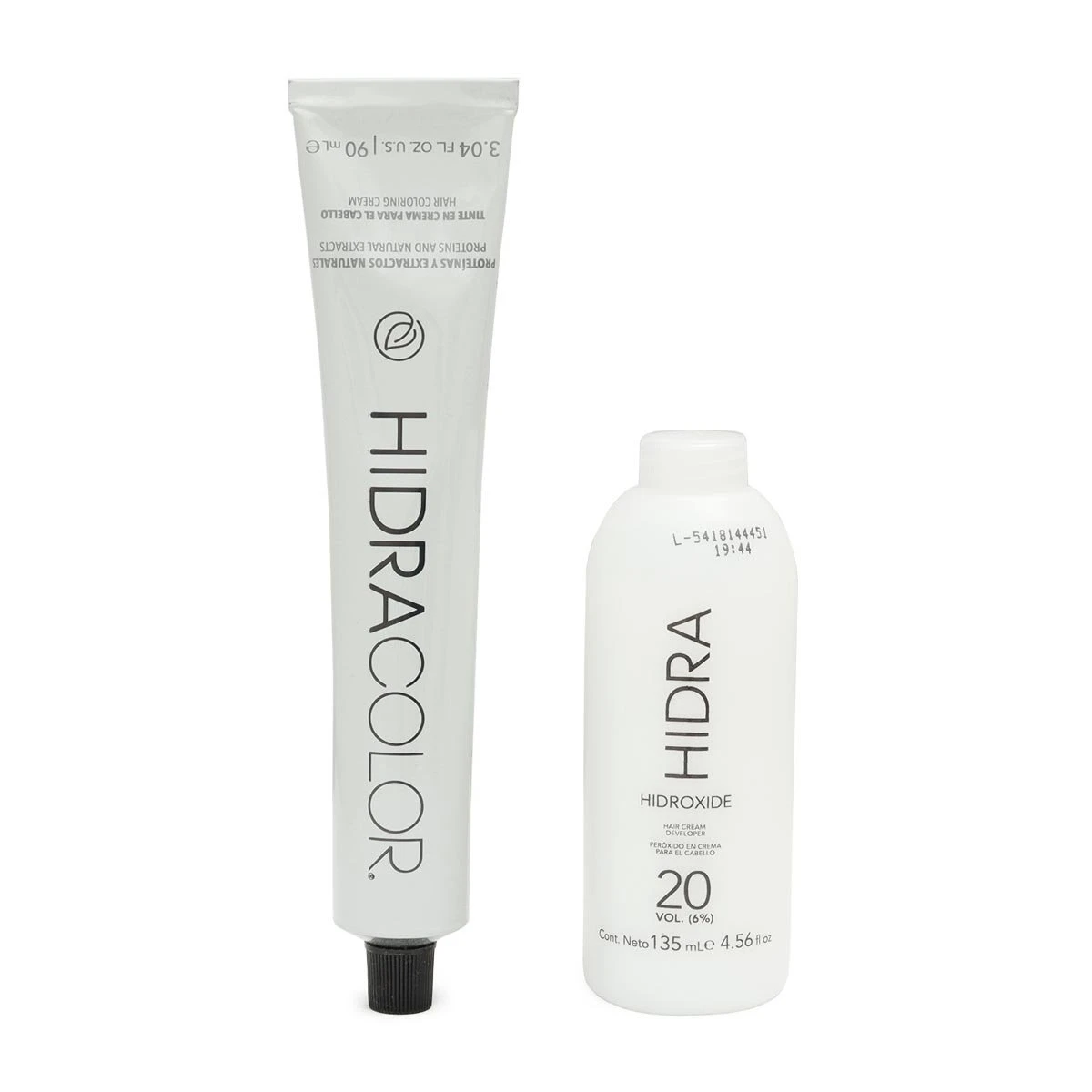 Tinte para Cabello Hidracolor 90 ml + Peróxido 135 ml