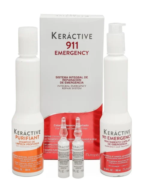 Tratamiento Capilar Integral 911 Nutrapel Keráctive 3 pz