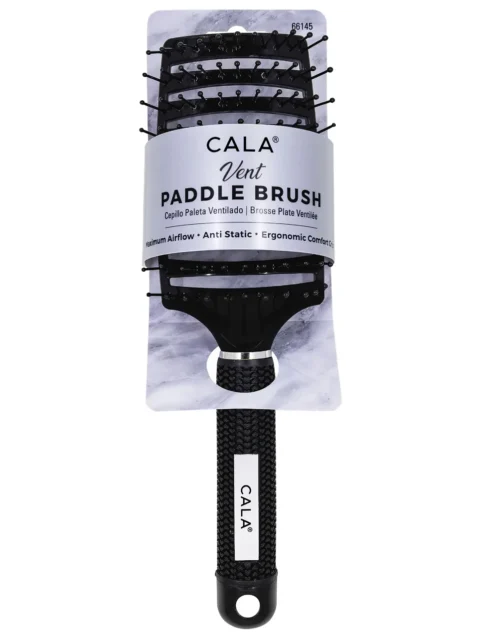 VENT PADDLE BRUSH: BLACK